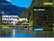 Tablet Screenshot of indiansagatours.com